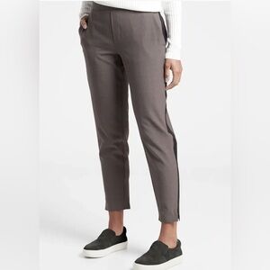 Athleta Brown Plaid Brooklyn Ankle Pants